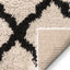 Capri Shag Trellis Lattice Beige Rug CAS-12