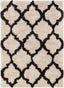 Capri Shag Trellis Lattice Beige Rug CAS-12