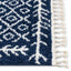 Agata Moroccan Geometric Shag Blue Rug CB-134