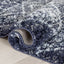 Braga Tribal Geometric Pattern Blue Thick & Soft Shag Rug CE-34