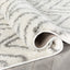 Lagos Tribal Diamond Pattern Ivory Thick & Soft Shag Rug CE-52