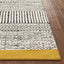 Largo Modern Abstract Geometric Pattern Gold Kilim-Style Rug CHA-41