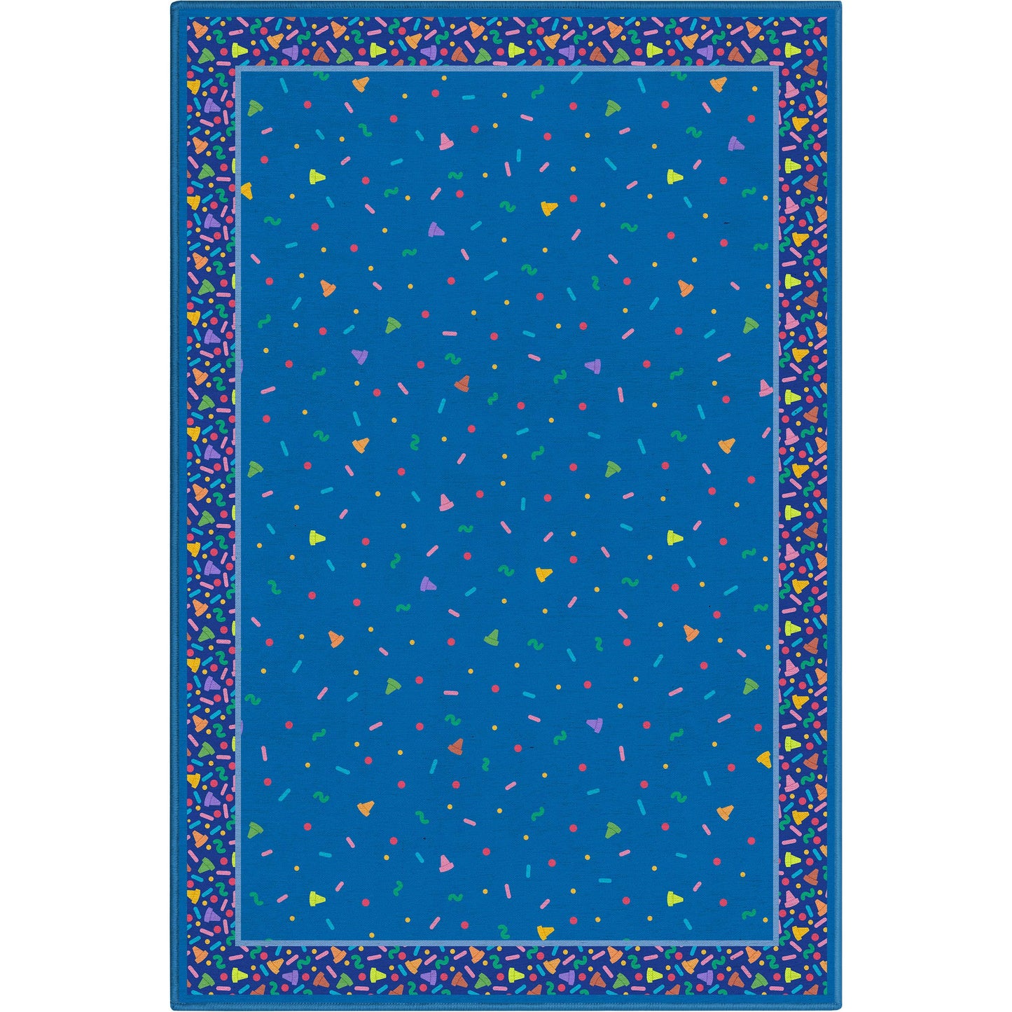 Crayola Confetti Blue Rug CRA-06A