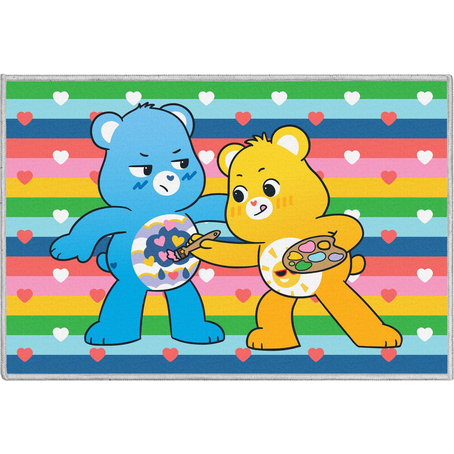 Care Bears Painting Season Blue Rug CRB-17A