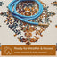 Arid Modern Medallion Persian Indoor/Outdoor Ivory High-Low Rug DO-502