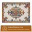 Arid Modern Medallion Persian Indoor/Outdoor Ivory High-Low Rug DO-502