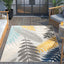 Mariah Grey Tropical Indoor Outdoor Rug DO-517