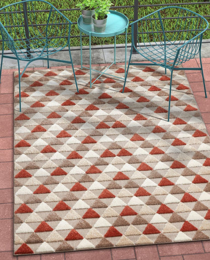 Dream Beige Modern Indoor Outdoor Rug DO-92