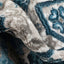 Caya Vintage Medallion Oriental Blue Rug DU-64