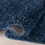 Emerson Modern Solid Dark Blue Thick & Soft Shag Rug ELL-14