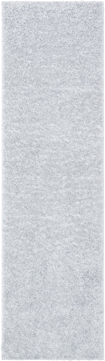 Emerson Modern Solid Light Grey Thick & Soft Shag Rug ELL-17