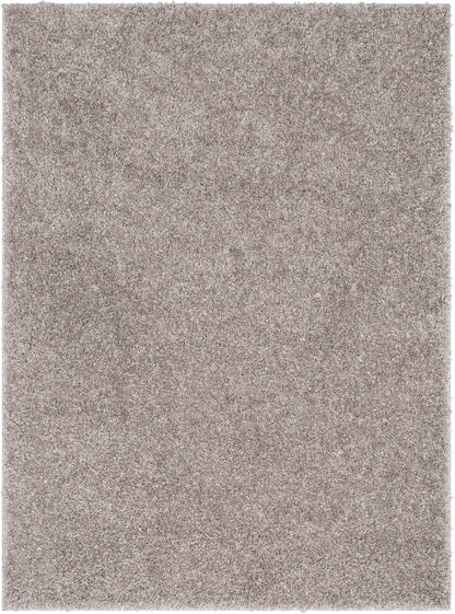 Emerson Modern Solid Taupe Thick & Soft Shag Rug ELL-18