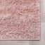 Emerson Modern Solid Pink Textured Shag Rug ELL-19