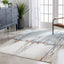 Gela Abstract Paintsplash Light Blue Rug ENV-136