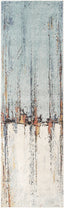 Gela Abstract Paintsplash Light Blue Rug ENV-136
