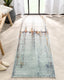 Gela Abstract Paintsplash Light Blue Rug ENV-136