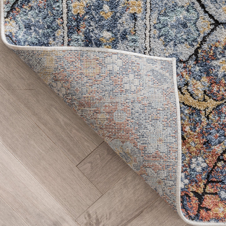 Como Vintage Bohemian Oriental Blue Rug ENV-44