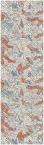 Varese Abstract Geometric Stripes Red Rug ENV-50