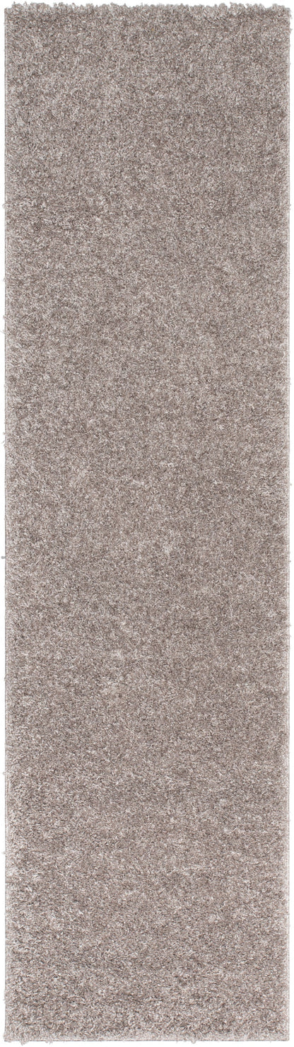 Emerson Modern Solid Taupe Thick & Soft Shag Rug ELL-18