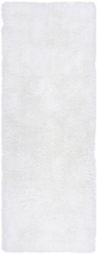 Liza White Plush Shag Rug FE-12