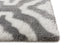 Jesse Trellis White Plush Shag Rug FE-37