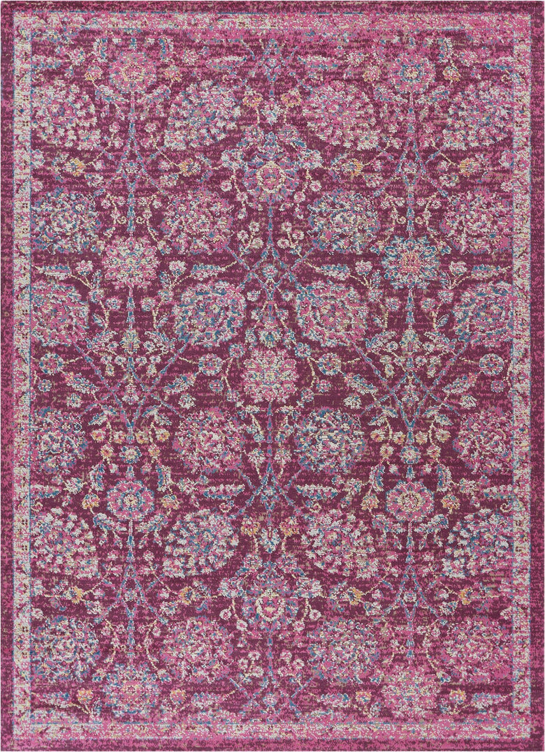 Wixby Pink Traditional Rug FI-28