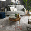 Angus Modern Abstract Distressed Grey Blush Glam Rug FRM-27
