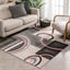 Belle Blush Pink Modern Abstract Geometric 3D Textured Rug GV-20