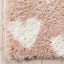 Hearts Modern Heart Pattern Pink Thick & Ultra Soft Kids Rug HAV-20