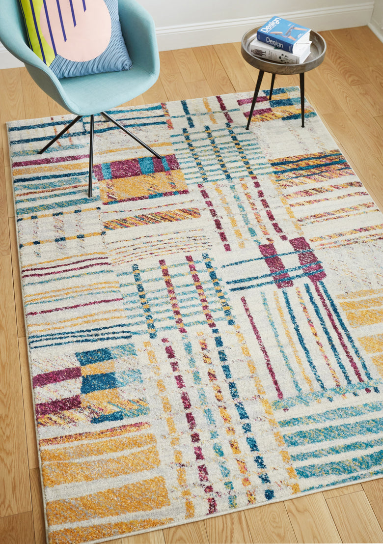 May Multi Modern Geometric Rug VE-192