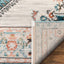 Manor Vintage Bohemian Medallion Oriental Blue Rug IND-56