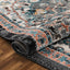 Minos Vintage Bohemian Oriental Floral Black Rug IND-83
