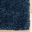 Halden Solid Pattern Dark Blue Thick  Nordic Shag Rug JU-14