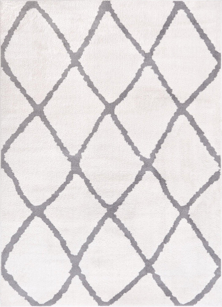 Walton White Modern Rug KA-52