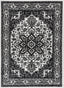 Dazzling Black Traditional Southwestern Medallion Rug KA-83