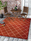 Clover Red Modern Rug KC-120
