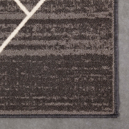 Clover Grey Modern Rug KC-128