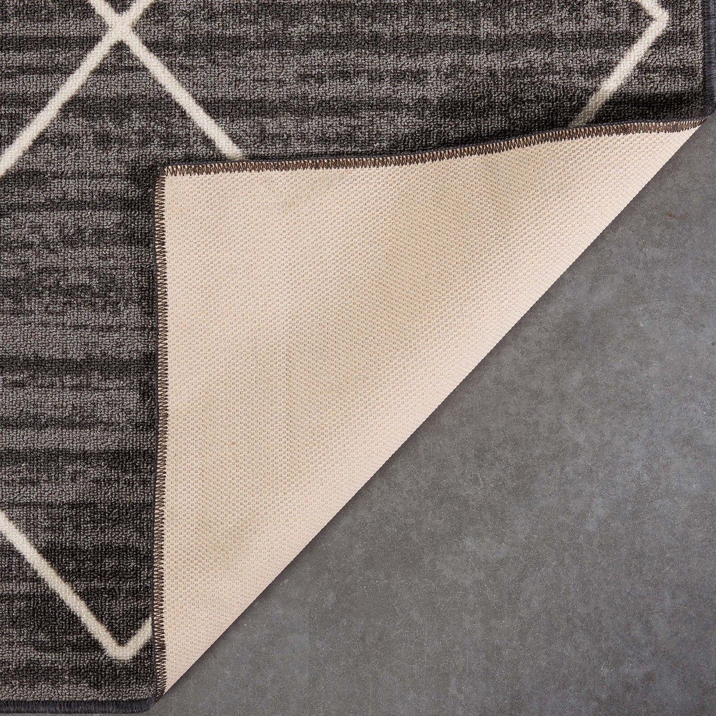 Clover Grey Modern Rug KC-128