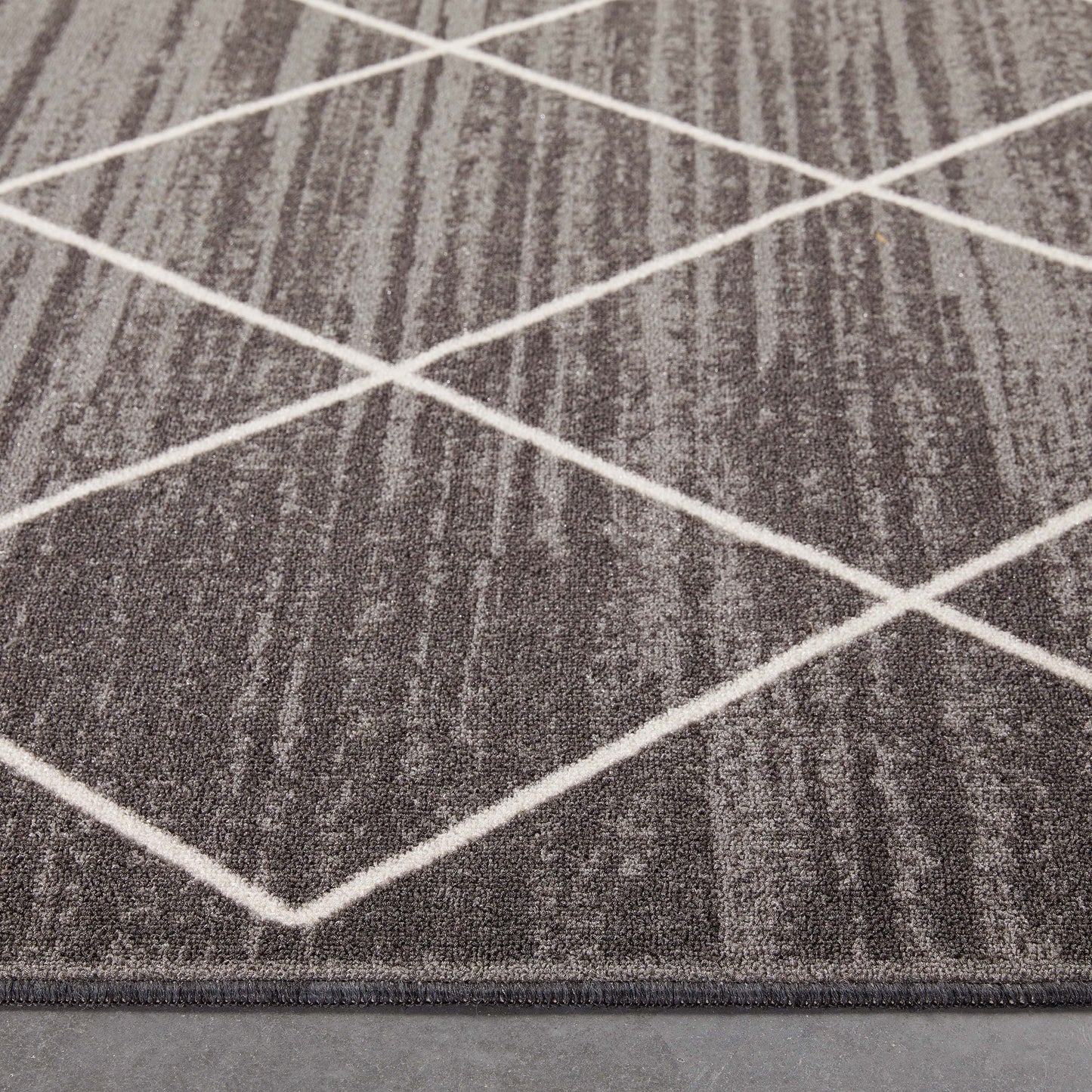 Clover Grey Modern Rug KC-128