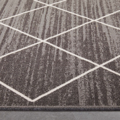 Clover Grey Modern Rug KC-128