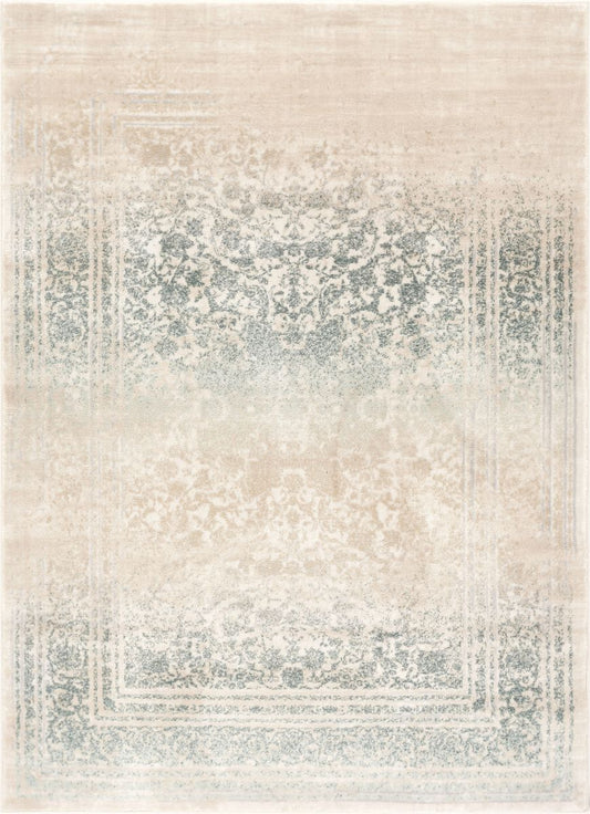 Melange Blue Vintage Modern Rug KE-24