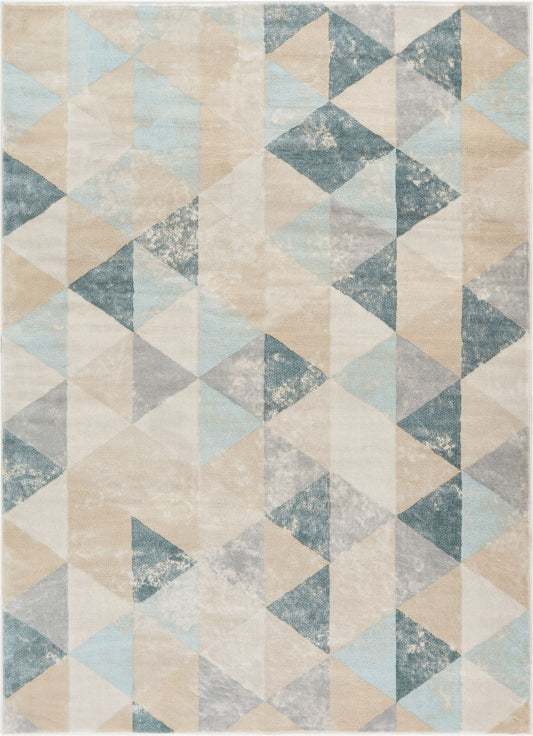 Lancaster Blue Vintage Modern Rug KE-94