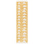 Triangles Modern Geometric Pattern Yellow Kids Rug KEN-11