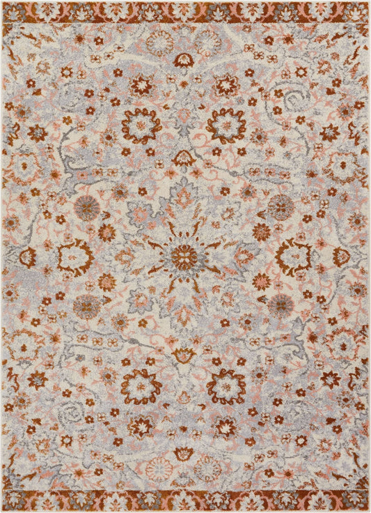 Wonderly Grey Copper Modern Rug LA-112