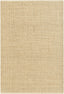 Boucle Hand-Woven Jute Rug Farmhouse Solid Pattern Off-White Chunky-Textured Rug LAN-12