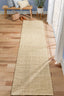 Boucle Hand-Woven Jute Rug Farmhouse Solid Pattern Off-White Chunky-Textured Rug LAN-12