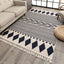 Cruce Tribal Moroccan Geometric Dark Blue Kilim-Style Rug LDL-74