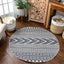 Cruce Tribal Moroccan Geometric Dark Blue Kilim-Style Rug LDL-74