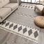 Cruce Tribal Moroccan Geometric Grey Kilim-Style Rug LDL-78