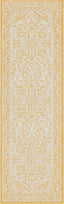 Celesine Oriental Medallion Indoor/Outdoor Yellow Flat-Weave Rug LIA-191